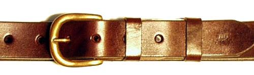 Hladký kožený 3cm opasok