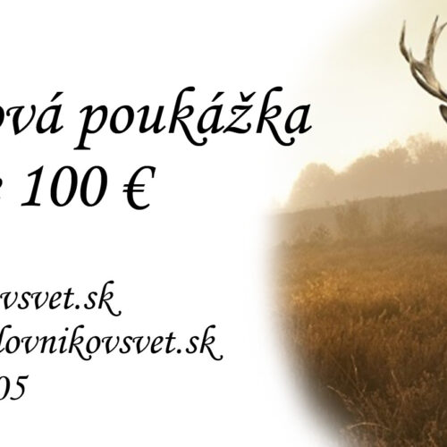 Darčeková poukážka v hodnote 100€